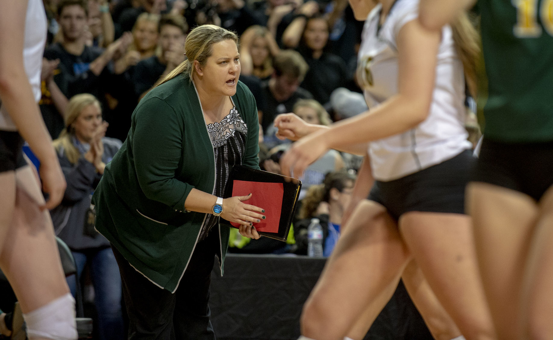 Class A state volleyball, Pius X vs. PLVS, 11.8